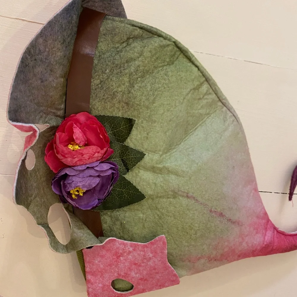 Halloween Party Cosplay Felt Mushroom Fairy Hat Whimsical Fantasy Festival Trend